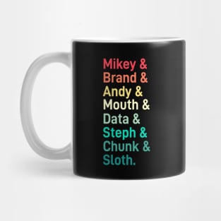 The Goonies, Character Names Mug